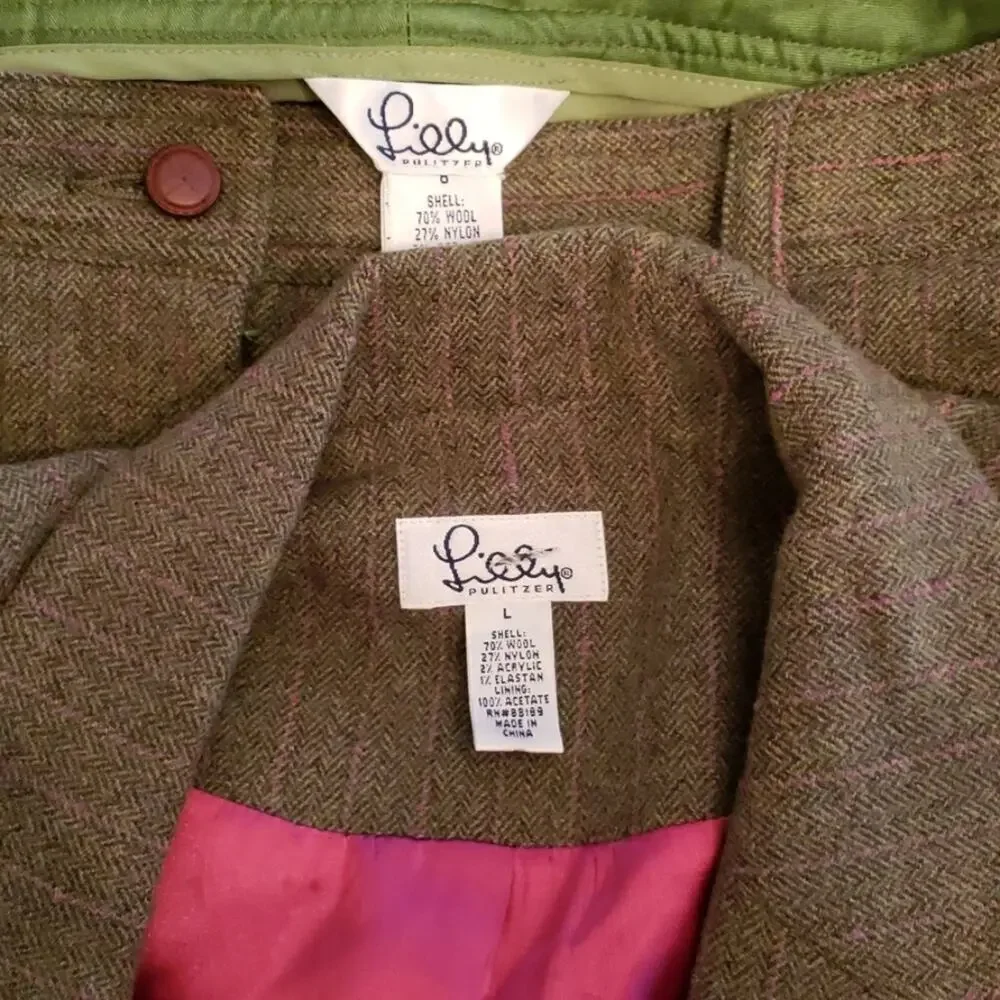 Vintage Lilly Pulitzer Gorgeous Size 8 Suit - Picture 5 of 6